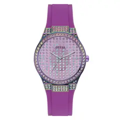 GUESS - Reloj Mujer RADIANCE. Reloj Silicona Morado GW0482L2