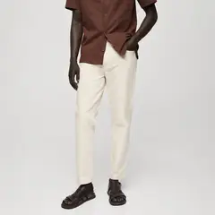 MANGO - Jean 5 Bolsillos Hombre Ben Tapered de Algodón