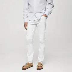 MANGO - Jean 5 Bolsillos Hombre Slim de Algodón