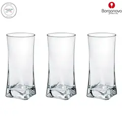 BORGONOVO - Vaso de vidrio alto Borgonovo: 1 pieza