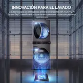 LG - Torre de Lavado Secado a gas 25kg WashTower WK25BS6 con IA