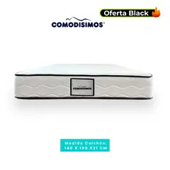 COMODISIMOS - Colchón Doble Firme Ortopédico Espumado Línea Access 140 x 190 cm
