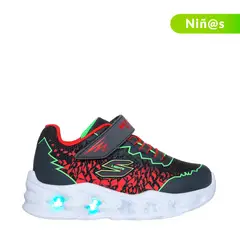 SKECHERS - Tenis con luces Vortex 2.0 Zorento para Niño con Velcro