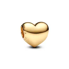 PANDORA - Charm Grabable Corazón Be Love Recubrimiento en Oro