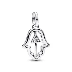 PANDORA - Charm ME Medallón Mano Hamsa Plata Esterlina