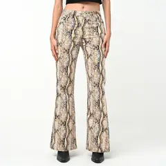 MOSSIMO - Jean Flare Mujer Tiro medio