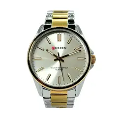 CURREN - Reloj para Hombre 9090 . Reloj Análogo Acero inoxidable Multicolor