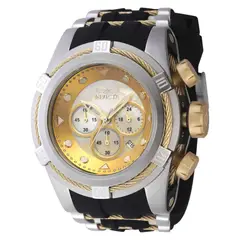 INVICTA - Reloj para Hombre Bolt . Reloj Análogo Silicona Negro
