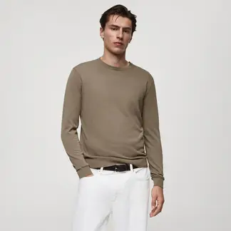 MANGO - Saco Hombre de Algodón