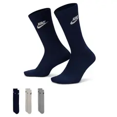 NIKE - Pack de 3 Medias Hombre Largo