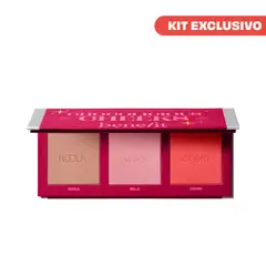 BENEFIT - Set bronceador en polvo + rubor en polvo + rubor en polvo Chocolicious Cheeks