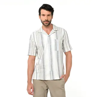 NEWPORT - Camisa Hombre Manga corta Classic fit de Algodón