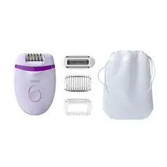 PHILIPS - Depiladora compacta con cable Compacta Satinelle Essencial BRE275/10