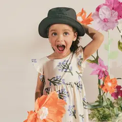 BABY FRESH - Vestido Niña con Estampado Algodón