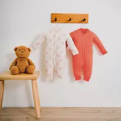BABY FRESH - Pijamas para Bebé niña Pack de 2 unidades Manga larga de Algodón