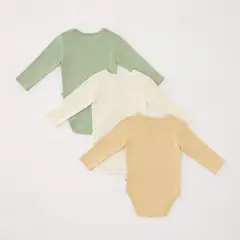 BABY FRESH - Body Unisex Pack de 3 unidades Algodón