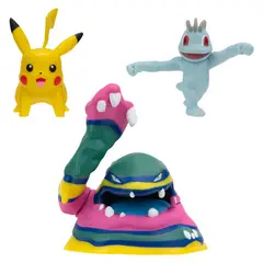 POKEMON - Figuras Machop-Pikac-Alolan