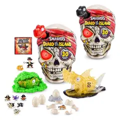 undefined - Juguete Calavera Pirata Smashers Dino Island. Incluye 30 Sorpresas