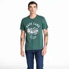 LEVIS - Camiseta Hombre Con Estampado Recto de Algodón