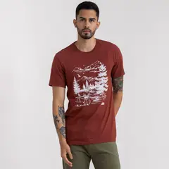 LEVIS - Camiseta Hombre Con Estampado Recto de Algodón