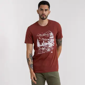 LEVIS - Camiseta Hombre Con Estampado Recto de Algodón