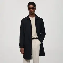 MANGO - Trench Hombre de Algodón