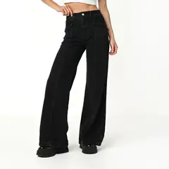 DENIMLAB - Jean Wide Leg Mujer Tiro alto
