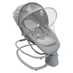 PREMIUM BABY - Silla Mecedora Moisés Bebe PB23107 Gris