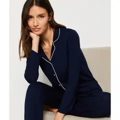 ETAM - Camisa de dormir Mujer Medio Manga larga de Viscosa