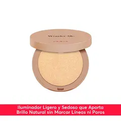 PUPA - Iluminador de rostro Compacto Wonder Me Glow Rose Gold 7.5 g