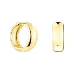 TOUS - Aretes Basics con baño de oro 18 kt sobre plata