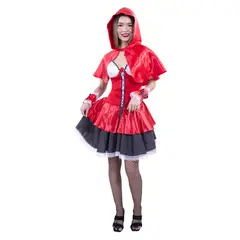 FANTASTIC NIGHT - Disfraz para Mujer Caperucita Fantasía