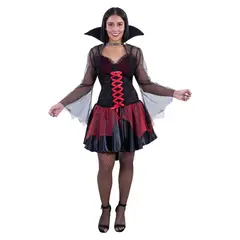 FANTASTIC NIGHT - Disfraz para Mujer Vampira Terror