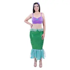 FANTASTIC NIGHT - Disfraz para Mujer Princesa Sirena Fantasía