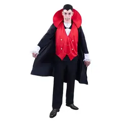 FANTASTIC NIGHT - Disfraz para hombre Drácula Fantasía Terror