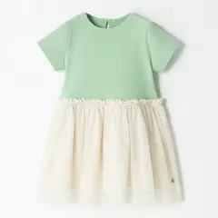 BABY FRESH - Vestido Niña Bloque de color Algodón