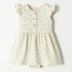 BABY FRESH - Vestido para Bebé niña Manga corta de Algodón