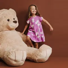 BABY FRESH - Vestido Niña con Estampado Algodón