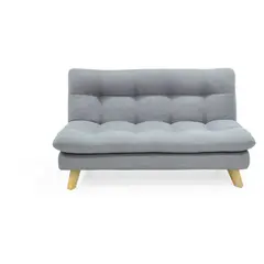 MICA - Sofá 2 Puestos en Tela Poliéster Tulsa 140 x 92 x 80 cm