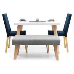 MICA - Juego de comedor MOSCU 4P MALTA 4 puestos