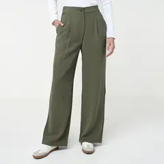 BASEMENT - Pantalón Culotte Mujer Tiro alto