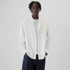 GAP - Camisa Hombre Manga larga Oversize