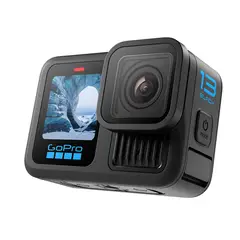 GOPRO - Cámara Hero 13 Black | Cámara de Acción Resistente al Agua | Video Ultra HD de hasta 5.3K 60fps | 27 MP | Batería de 1900 mAh | Compatible con Lentes Intercambiables | Pantalla de 2,27 Pulgadas |Peso 157 Gramos|Estabilizador de Imagen