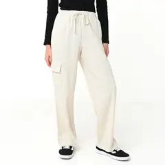 DENIMLAB - Pantalón Cargo Mujer Tiro medio