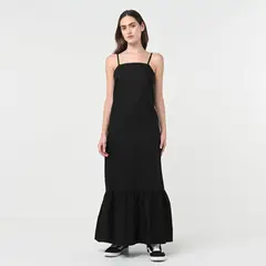SYBILLA - Vestido Largo para Mujer de Algodón