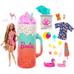 BARBIE - Pop Reveal Set de Juego Smoothie Tropical para niñas de 3 años en adelante