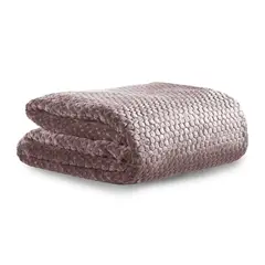 DISTRIHOGAR - Cobija Poliéster Rosa