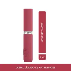 LOREAL PARIS - Labial Liquido Infallible Matte Nudes First Move 5 ml