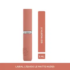 LOREAL PARIS - Labial Liquido Infallible Matte Nudes First Move 5 ml