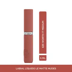 LOREAL PARIS - Labial Liquido Infallible Matte Nudes First Move 5 ml
